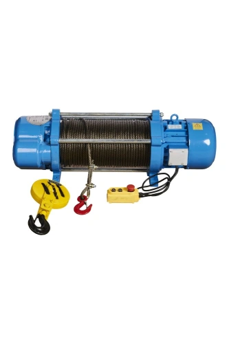 Лебедка электрическая 1000/2000кг 100/50м с канатом 380В TOR KCD по ценам производителя в Екатеринбурге с доставкой по всей России