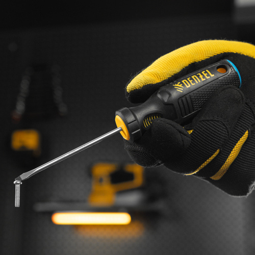 Отвертка, SL3х75 мм, S2, 3к рукоятка Denzel по ценам производителя в Екатеринбурге с доставкой по всей России