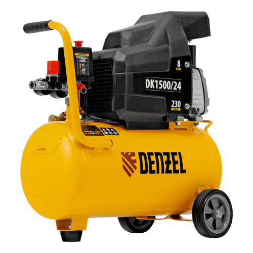 Компрессор воздушный DK1500/24, Х-PRO 1.5 кВт, 230 л/мин, 24 л Denzel по ценам производителя в Екатеринбурге с доставкой по всей России