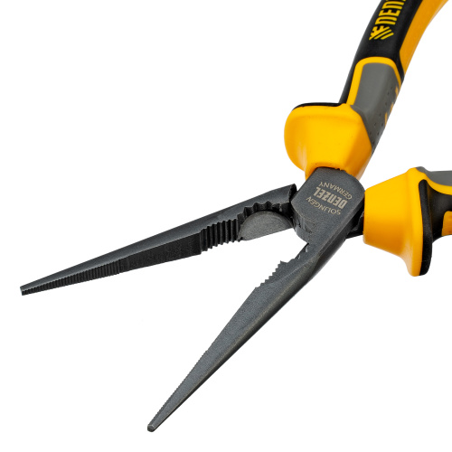 Длинногубцы прямые 205 мм, трехкомпонентные рукоятки Denzel по ценам производителя в Екатеринбурге с доставкой по всей России