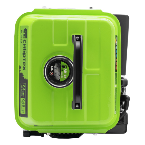 Генератор бензиновый БС-950, 0.8 кВт, 230 В, 2-х тактный, 4 л, ручной стартер Сибртех по ценам производителя в Екатеринбурге с доставкой по всей России