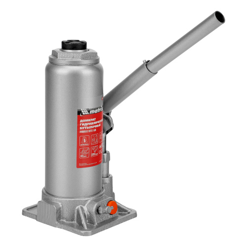 Домкрат гидравлический бутылочный, 6 т, h подъема 216-413 мм Matrix по ценам производителя в Екатеринбурге с доставкой по всей России
