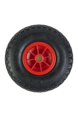 Колесо пневматическое резиновое 260 мм PR1805-2 (красное) по ценам производителя в Екатеринбурге с доставкой по всей России