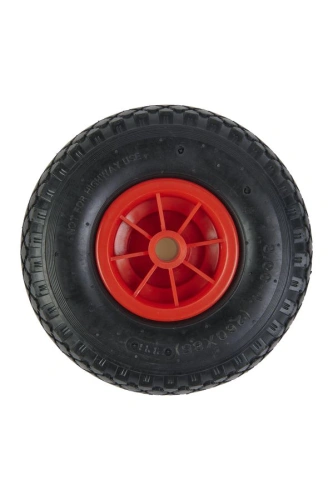 Колесо пневматическое резиновое 260 мм PR1805-2 (красное) по ценам производителя в Екатеринбурге с доставкой по всей России
