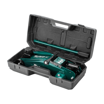 Домкрат гидравлический подкатной, 2 т, 127-330 мм, в пласт. кейсе Сибртех по ценам производителя в Екатеринбурге с доставкой по всей России