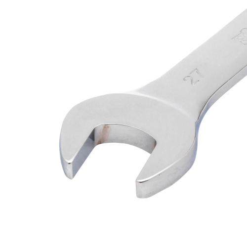 Ключ комбинированный трещоточный, 27 мм, CrV, шарнирный, зеркальный хром Matrix по ценам производителя в Екатеринбурге с доставкой по всей России