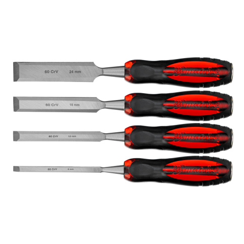 Набор долот-стамесок плоских "Тигровый глаз", 4 шт, 6-12-18-24 мм Matrix по ценам производителя в Екатеринбурге с доставкой по всей России