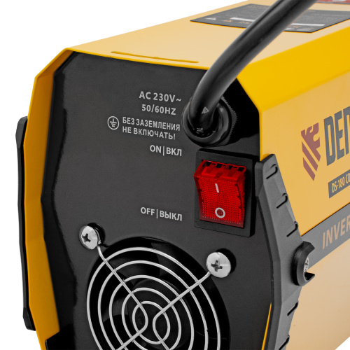 Аппарат инверторный дуговой сварки DS-180 Compact, 180 А, ПВ 70%, диаметр электрода 1.6-4 мм Denzel по ценам производителя в Екатеринбурге с доставкой по всей России