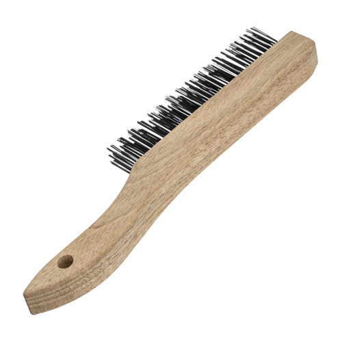 Щетка зачистная трехрядная, закаленная прямая проволока с деревянной ручкой Сибртех по ценам производителя в Екатеринбурге с доставкой по всей России