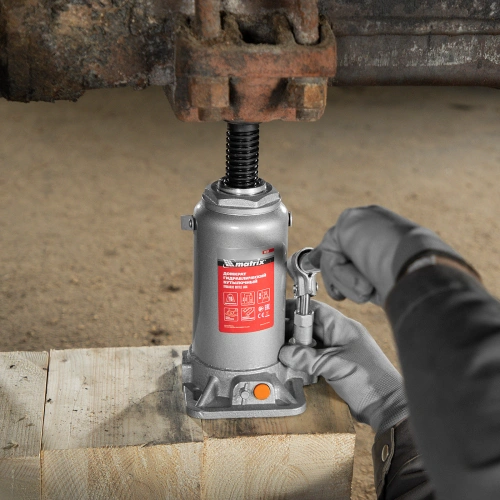 Домкрат гидравлический бутылочный, 16 т, h подъема 230-460 мм Matrix по ценам производителя в Екатеринбурге с доставкой по всей России