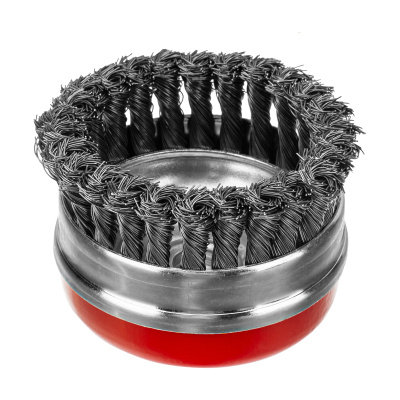 Щетка для УШМ Heavy Duty, 100 мм, М14, "чашка", крученая проволока 0.5 мм Matrix купить в Москве с доставкой по всей России | ProtosMarket.ru