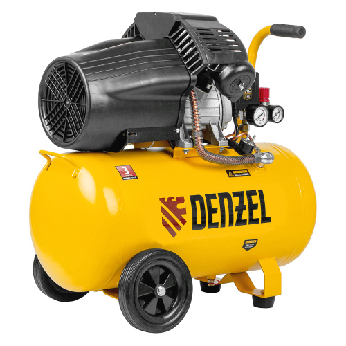 Компрессор воздушный DCV2200/50, прямой привод, 2.2 кВт, 50 литров, 380 л/мин Denzel по ценам производителя в Екатеринбурге с доставкой по всей России