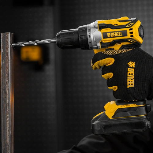 Дрель-шуруповерт аккумуляторная, бесщет. BLDL-18-0 Li-Ion, 18 В Denzel по ценам производителя в Екатеринбурге с доставкой по всей России