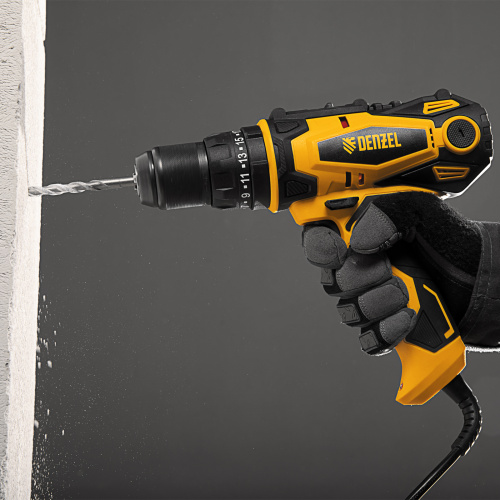 Дрель-шуруповерт сетевая ударная ISD-300-13 Denzel по ценам производителя в Екатеринбурге с доставкой по всей России