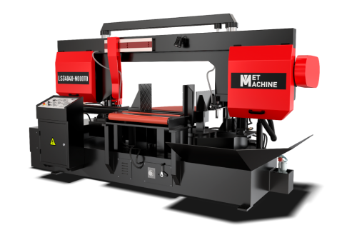 Полуавтоматический ленточнопильный станок с поворотной рамой LSZ4040 по ценам производителя в Екатеринбурге с доставкой по всей России
