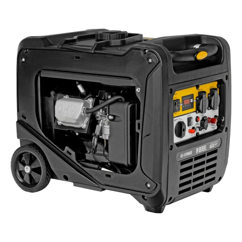Генератор инверторный GS-5500iSE, 5,5 кВт, 230 В, закрытый корпус,электростартер Denzel по ценам производителя в Екатеринбурге с доставкой по всей России