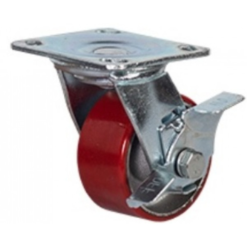 Колесо большегрузное поворотное  с тормозом 150 мм - SCpb 63 по ценам производителя в Екатеринбурге с доставкой по всей России