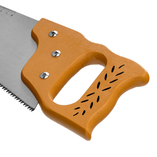 Ножовка по дереву, 500 мм, 7-8 TPI, каленый зуб, линейка, деревянная рукоятка Sparta по ценам производителя в Екатеринбурге с доставкой по всей России