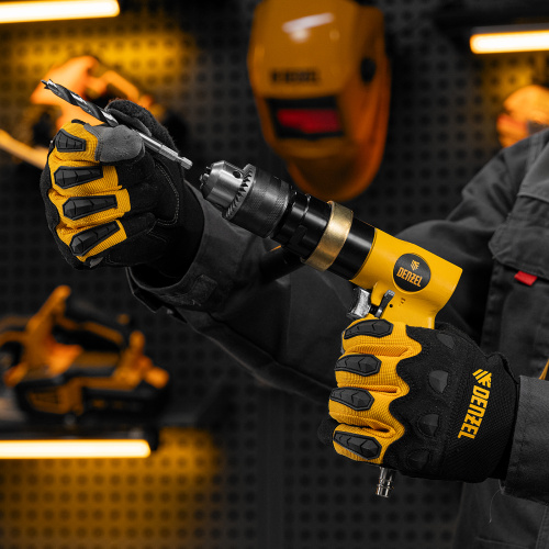 Пневматическая дрель PD500, 500 об/мин, 114 л/мин, 13 мм Denzel по ценам производителя в Екатеринбурге с доставкой по всей России