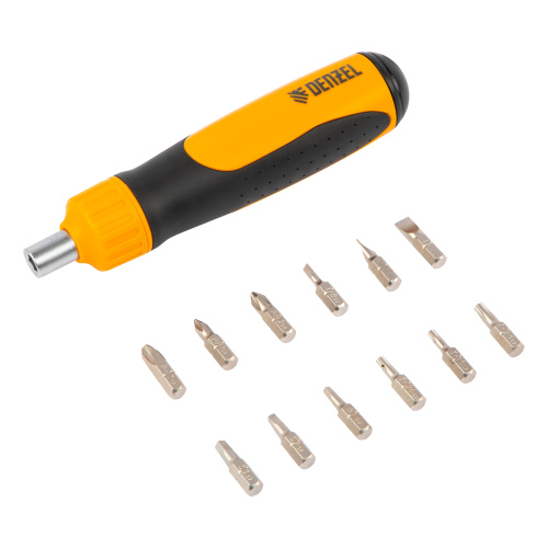 Отвертка реверсивная, механизм SmartPush 12 шт, S2 Denzel по ценам производителя в Екатеринбурге с доставкой по всей России