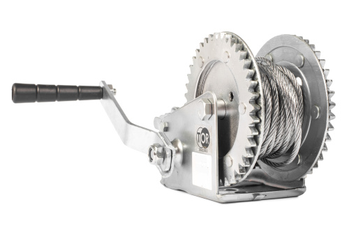 Лебедка ручная TOR ЛН-1200 (LHW) г/п 0,5 т длина троса 20 м по ценам производителя в Екатеринбурге с доставкой по всей России
