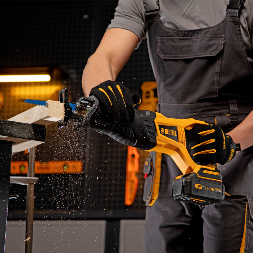 Пила сабельная аккумуляторная бесщет BRC-120,  18В Li-Ion Denzel по ценам производителя в Екатеринбурге с доставкой по всей России