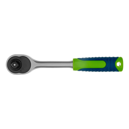 Ключ-трещотка 3/8", 45 зубьев, с быстрым сбросом, матовый хром Сибртех по ценам производителя в Екатеринбурге с доставкой по всей России