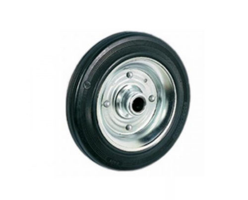 Колесо литая резина C 46 100 мм без втулки, чашек и болта (N) по ценам производителя в Екатеринбурге с доставкой по всей России