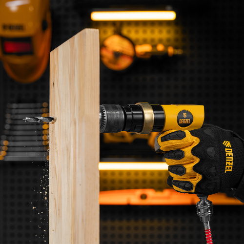 Пневматическая дрель PD500, 500 об/мин, 114 л/мин, 13 мм Denzel по ценам производителя в Екатеринбурге с доставкой по всей России