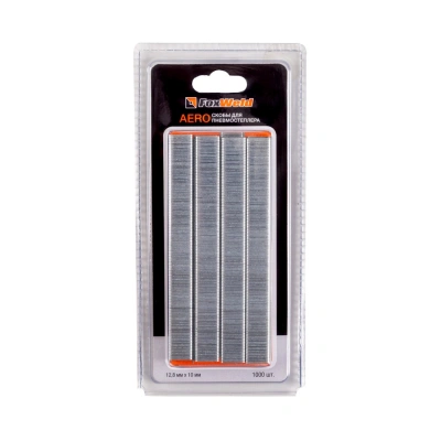 Скобы для пневмостеплера тип 21GA 8010 12,8 х 10 мм 1000шт. AERO купить в Москве с доставкой по всей России | ProtosMarket.ru