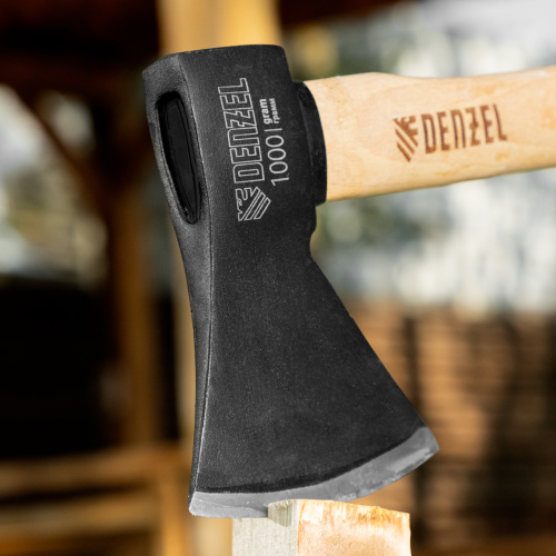 Топор, 1000 г, кованый, буковое топорище Denzel по ценам производителя в Екатеринбурге с доставкой по всей России