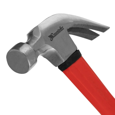 Молоток-гвоздодер optimal, 450 г, фибергласовая обрезиненная рукоятка Matrix по ценам производителя в Екатеринбурге с доставкой по всей России