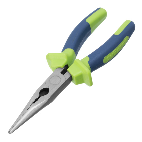 Длинногубцы прямые, 180 мм, двухкомпонентные рукоятки Сибртех по ценам производителя в Екатеринбурге с доставкой по всей России