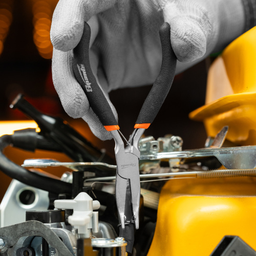 Длинногубцы изогнутые Mini, 130 мм, никелированные, авторазжим Sparta по ценам производителя в Екатеринбурге с доставкой по всей России