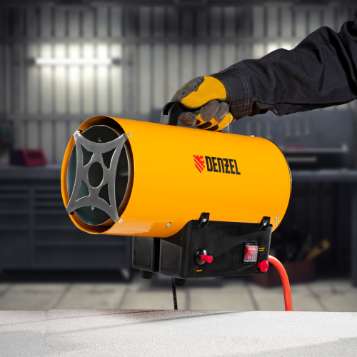 Газовая тепловая пушка GHG-15, 15 кВт, 500 м3/ч, пропан-бутан Denzel по ценам производителя в Екатеринбурге с доставкой по всей России