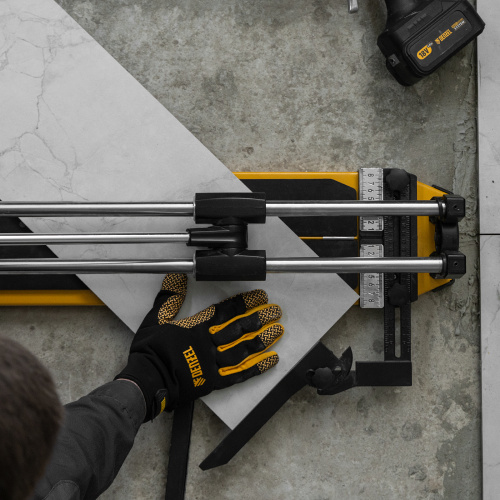 Плиткорез 800х14мм, цельнометал. напр., каретка на подш., стальная станина, рукоятка-пенал Denzel по ценам производителя в Екатеринбурге с доставкой по всей России