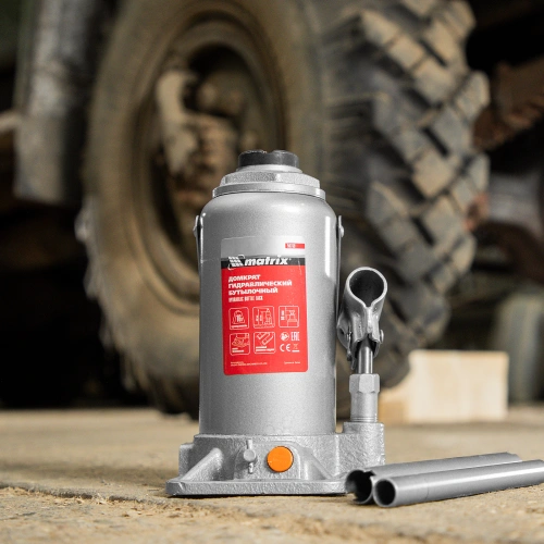 Домкрат гидравлический бутылочный, 16 т, h подъема 230-460 мм Matrix по ценам производителя в Екатеринбурге с доставкой по всей России