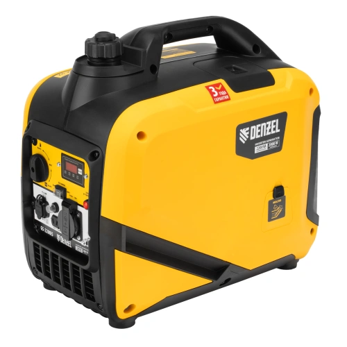Генератор инверторный GS-2200iS, 2,2 кВт, 230 В, закрытый корпус, ручной старт DENZEL по ценам производителя в Екатеринбурге с доставкой по всей России