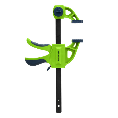 Струбцина F-образная, быстрозажимная, 150 х 70 х 360 мм, пластиковый корпус, фиксатор, двухкомпонентная рукоятка Сибртех по ценам производителя в Екатеринбурге с доставкой по всей России