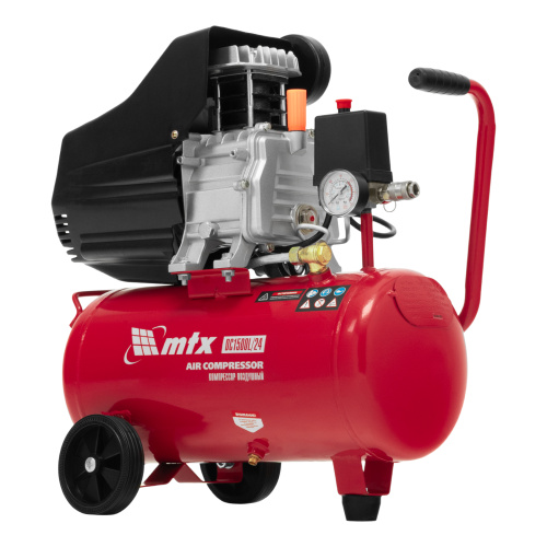 Компрессор воздушный DC1500L/24, 1,5 кВт, 24 л, 210 л/мин MTX по ценам производителя в Екатеринбурге с доставкой по всей России