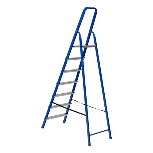 Стремянка, 7 ступеней, стальной профиль, алюминиевые ступени Сибртех по ценам производителя в Екатеринбурге с доставкой по всей России