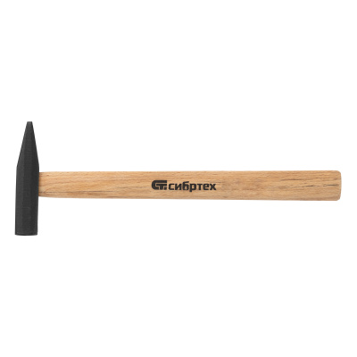 Молоток слесарный 300 г, квадратный боек, деревянная рукоятка Сибртех по ценам производителя в Екатеринбурге с доставкой по всей России