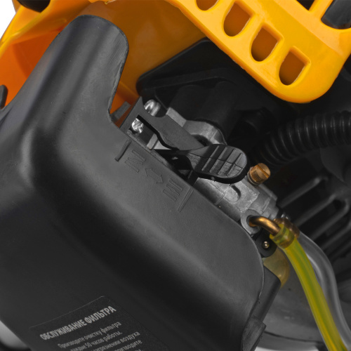 Триммер бензиновый DT-52E, 52 см3, неразъемная штанга, электростартер, состоит из 2 частей Denzel по ценам производителя в Екатеринбурге с доставкой по всей России