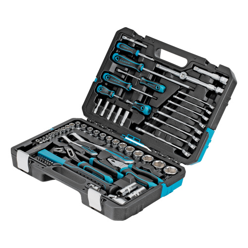 Набор инструментов, 1/4", 1/2", CrV, 120 зубьев, 76 предметов Gross по ценам производителя в Екатеринбурге с доставкой по всей России