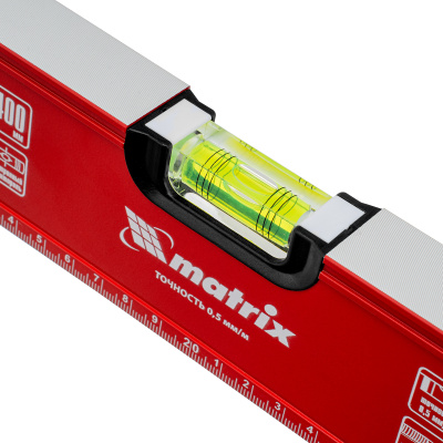 Уровень алюминиевый, фрезерованный, 3 глазка, 400 мм Matrix по ценам производителя в Екатеринбурге с доставкой по всей России