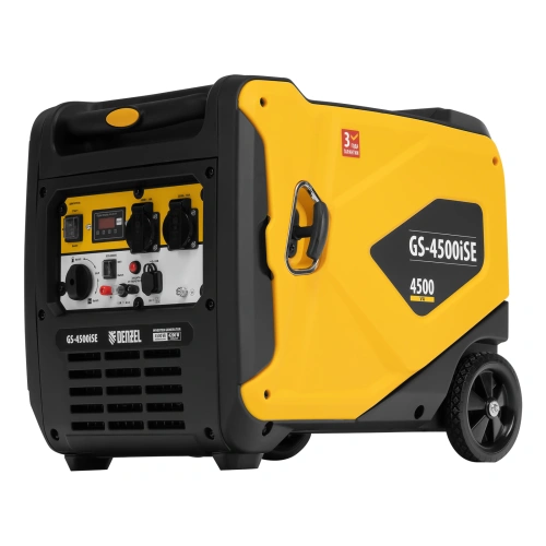 Генератор инверторный GS-4500iSE, 4,5 кВт, 230 В, закрытый корпус, электростартер Denzel по ценам производителя в Екатеринбурге с доставкой по всей России