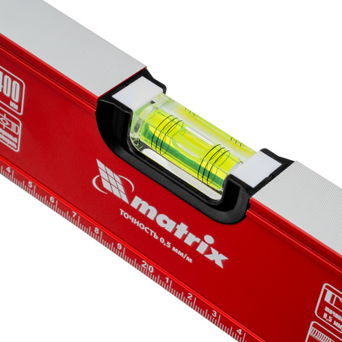 Уровень алюминиевый, фрезерованный, 3 глазка, 400 мм Matrix по ценам производителя в Екатеринбурге с доставкой по всей России