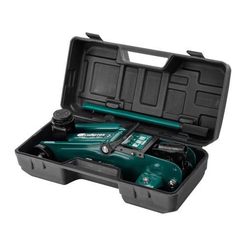 Домкрат гидравлический подкатной, 2 т, 135-320 мм, в пласт. кейсе Сибртех по ценам производителя в Екатеринбурге с доставкой по всей России