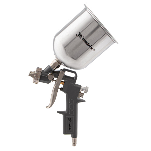 Краскораспылитель пневматический с верхним бачком V 1, 0 л, сопло D 1.2, 1.5 и 1.8 мм Matrix по ценам производителя в Екатеринбурге с доставкой по всей России