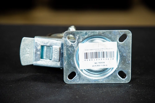 Колесо поворотное резина SRCLb 55 125 мм с тормозом (N) по ценам производителя в Екатеринбурге с доставкой по всей России